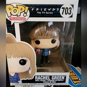 Funko Pop- Friends TV Rachel Green with 80s Blue Outfit